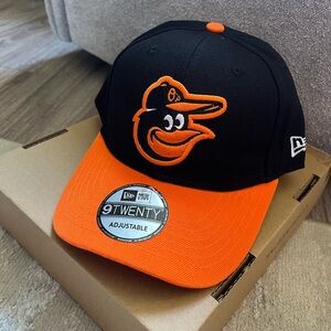 New Era Black and Orange Baltimore Orioles 9TWENTY Adjustable Cap